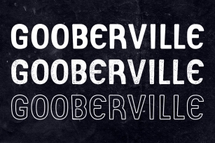 Gooberville Typeface Font Download