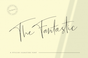 The Fantastic signature Font Download