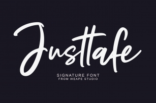 Justtafe Font Download