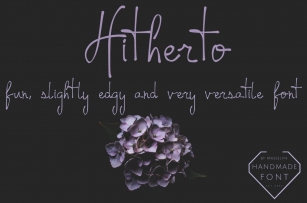 Hitherto Font Download