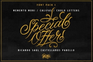 Special Offer x Pack 1 Font Download