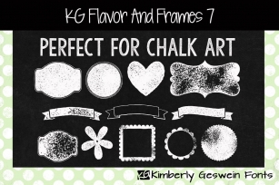 KG Flavor And Frames Seven Font Download