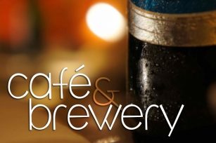Café  Brewery Font Download