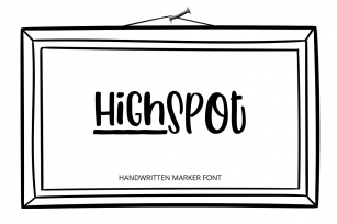 HighSpot Font Download