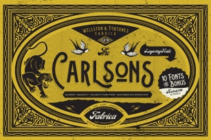 Carlsons (10)+Extra Font Download