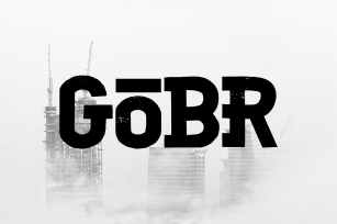 GOBR Bold + Strong Font Download