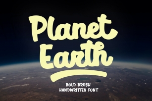 Planet Earth Font Download