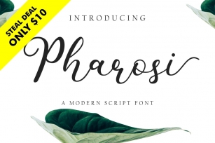 Pharosi Modern Script Font Download