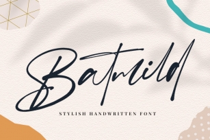 Batmild // Modern Script Font Download