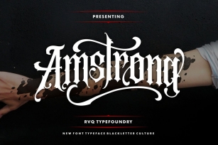 Amstrong Typeface (intro sale) Font Download