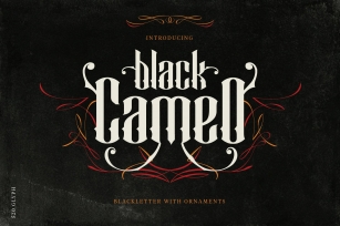 Black Cameo Font Download