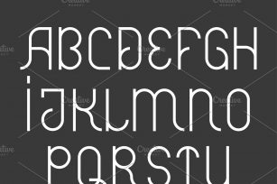 Type letters. Vector design elements Font Download