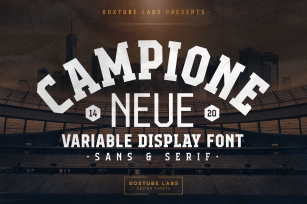 Campione Neue Variable Font Download
