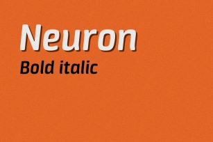 Neuron bold italic Font Download