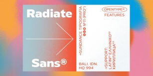 Radiate Sans Font Download