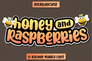 Honey and Raspberries Font Download
