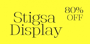 Stigsa Display Font Download