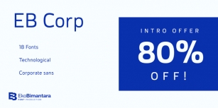 EB Corp Font Download