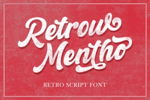 Retrow Mentho Font Download