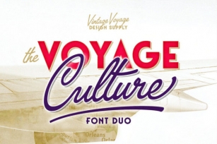 The Voyage Culture Font Download