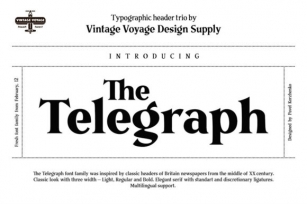 The Telegraph Font Download