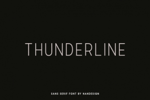 Thunderline Font Download