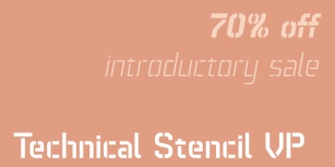 Technical Stencil VP Font Download