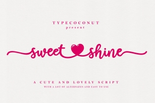 Sweet Shine Font Download