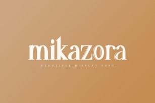 mikazora || Beautiful Display Font Download