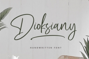 Dioksiany Font Download