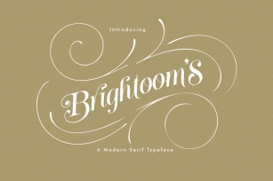 Brightoom's Modern Serif 35% Font Download