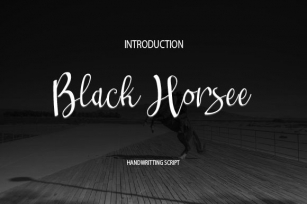 Black Horsee Font Download