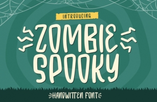 Zombie Spooky Font Download