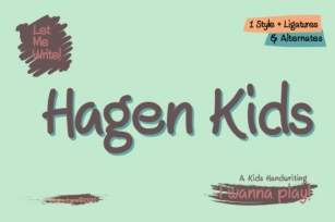 Hagen Kids Font Download