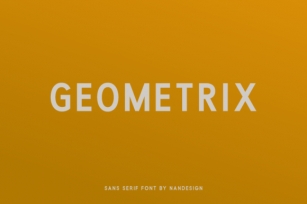 Geometrix Font Download