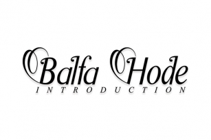 Balfa Hode Font Download