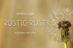 Rustic Rust Font Download