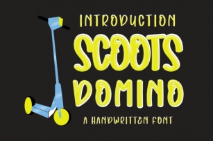 Scoots Domino Font Download