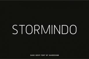 Stormindo Font Download