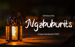 Ngabuburits Font Download