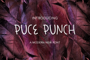 Puce Punch Font Download