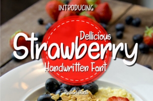 Dellicious Strawberry Font Download