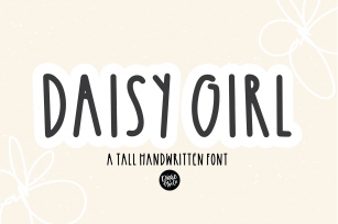 DAISY GIRL a Tall Handwritten Font Download
