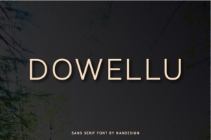Dowellu Font Download