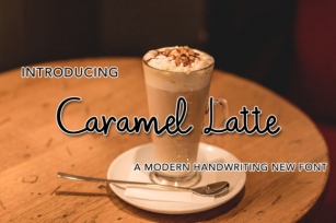 Caramel Latte Font Download