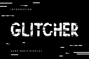 Glitcher Sans Serif Display Font Download