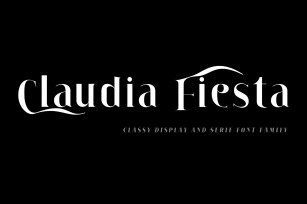 Claudia Fiesta Serif Family Font Download