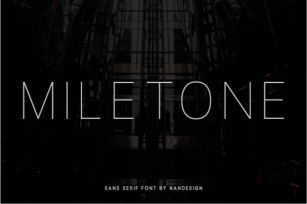 Miletone Font Download