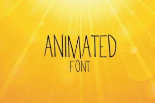 Animated Font Download