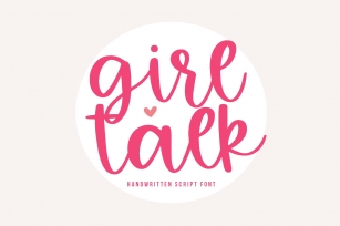Girl Talk Font Download